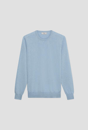 Girocollo in puro cashmere ROYAL RED - Ferrante | img vers.300x/